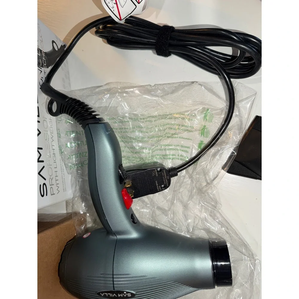 Sam Villa Professional Ionic Hair Dryer‎ Limited Edition Sea Smoke Lightweight
